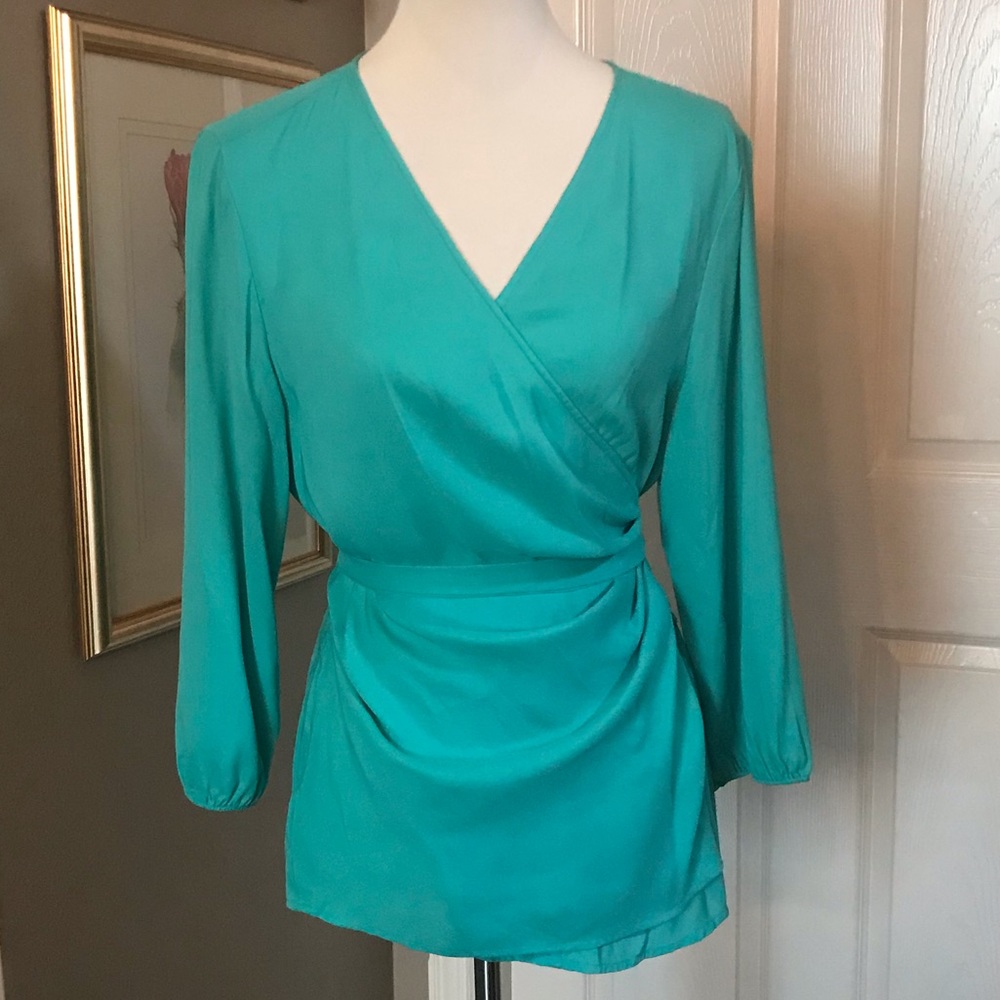 Ann Taylor wrap blouse